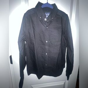 Boys black dress shirt 5/6